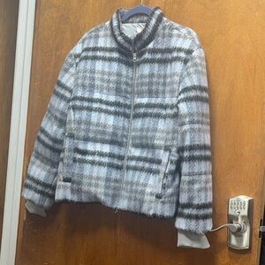 Anthropologie Central Park West Plaid Jacket